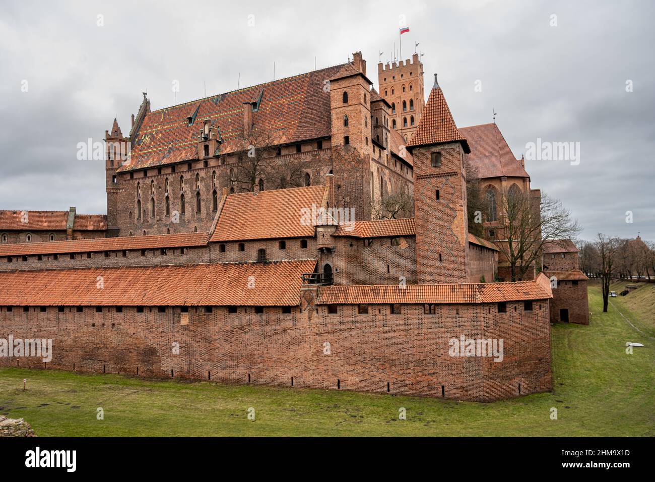 The medieval Castle of the Teutonic Order in Malbork in the Pomerania
