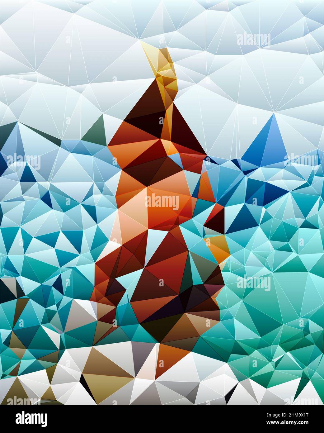 Abstract Colorful Geometrical Artwork,Abstract Graphical Art Background ...