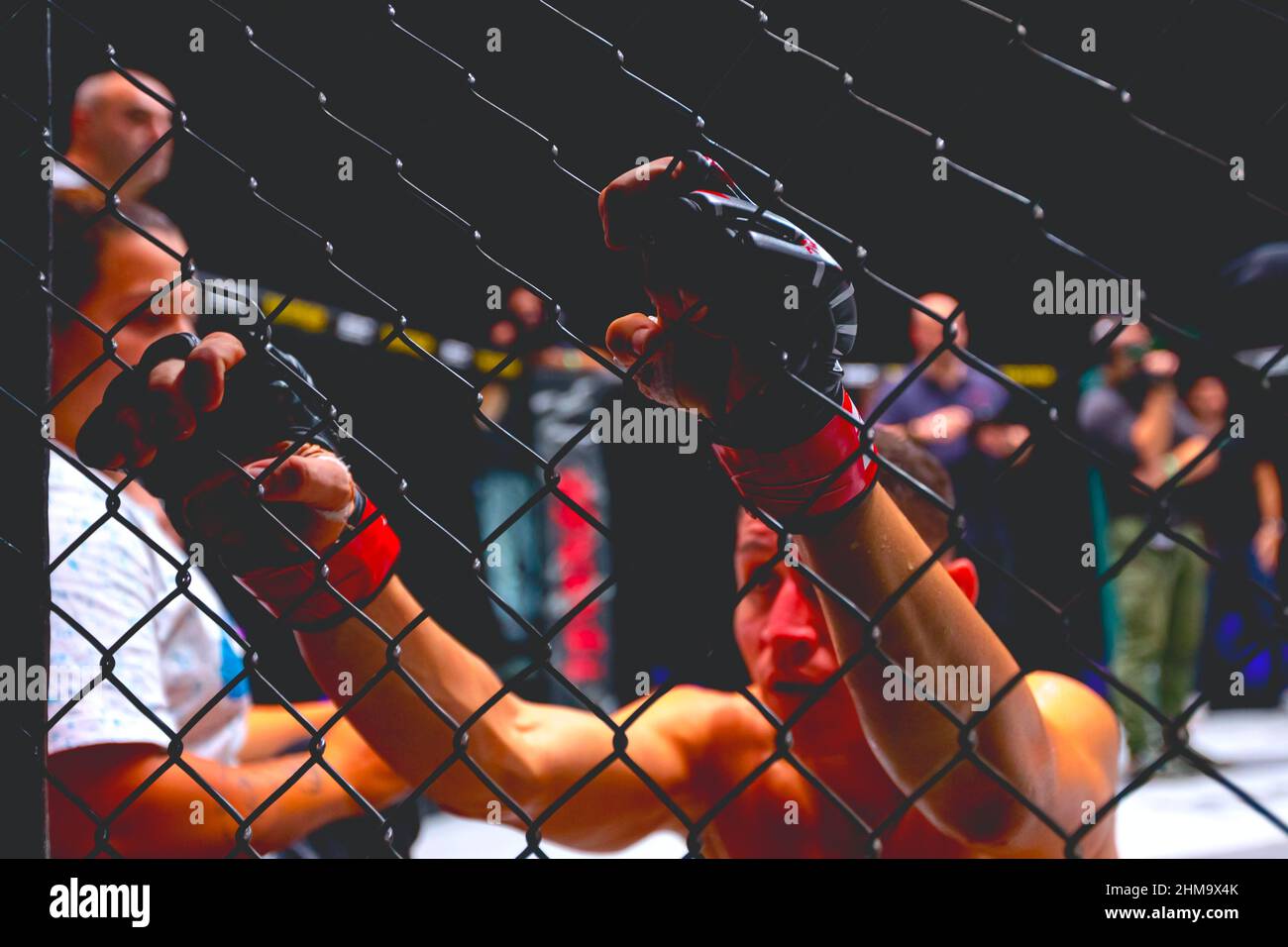 Mma holding hi-res stock photography and images