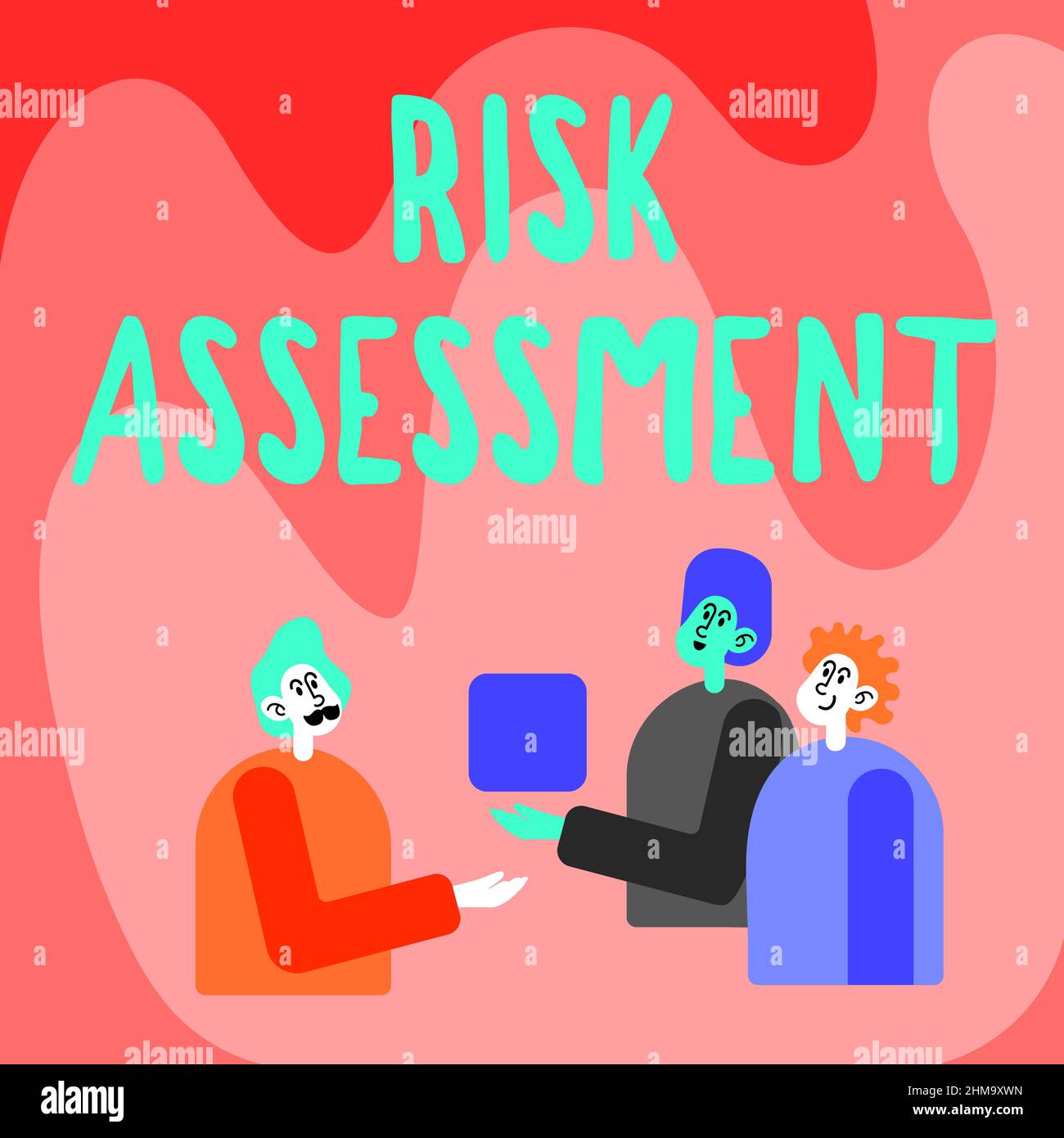 Together Risk Analysis Sign Text sign showing Risk Assessment. Business approach evaluating ...