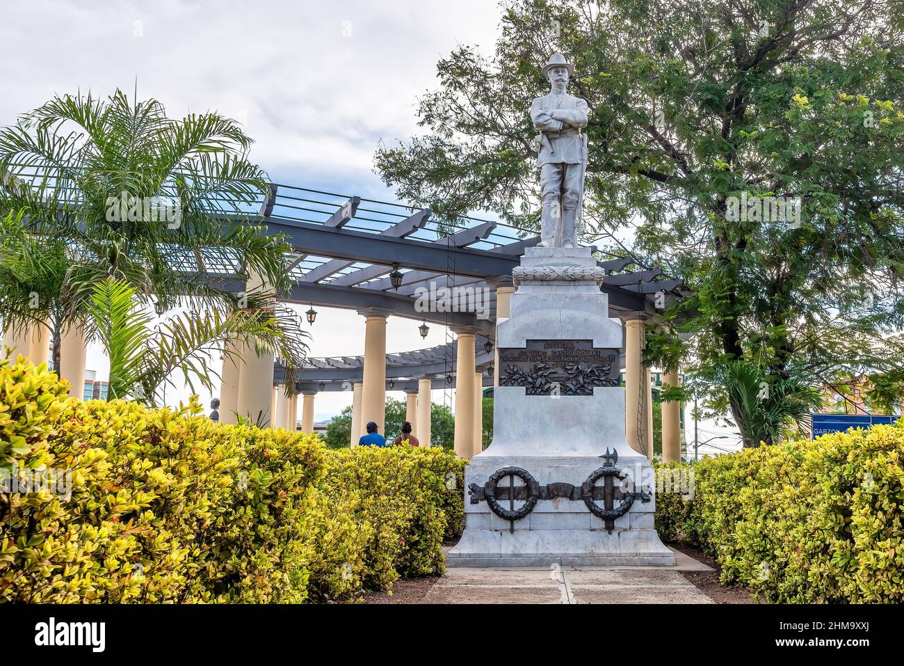 Sculpture of the General Joaquin D. Castillo Duany in Plaza de Marte