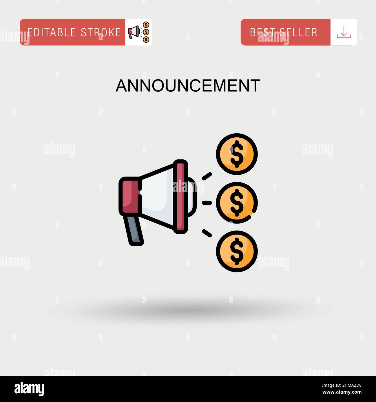 Announcement background Stock Vector Images Alamy