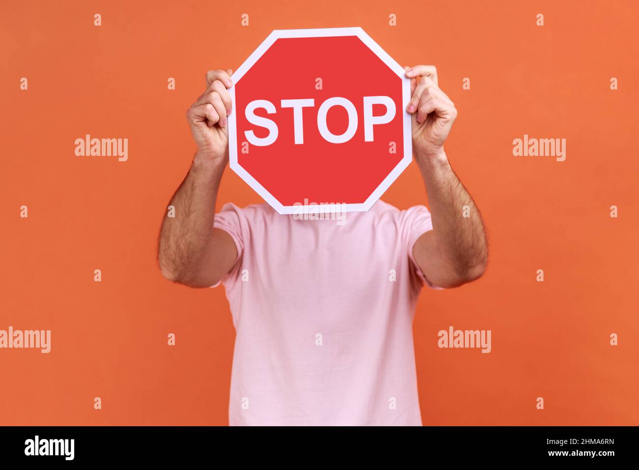 Stop and go traffic sign for racers Stock Photo - Alamy