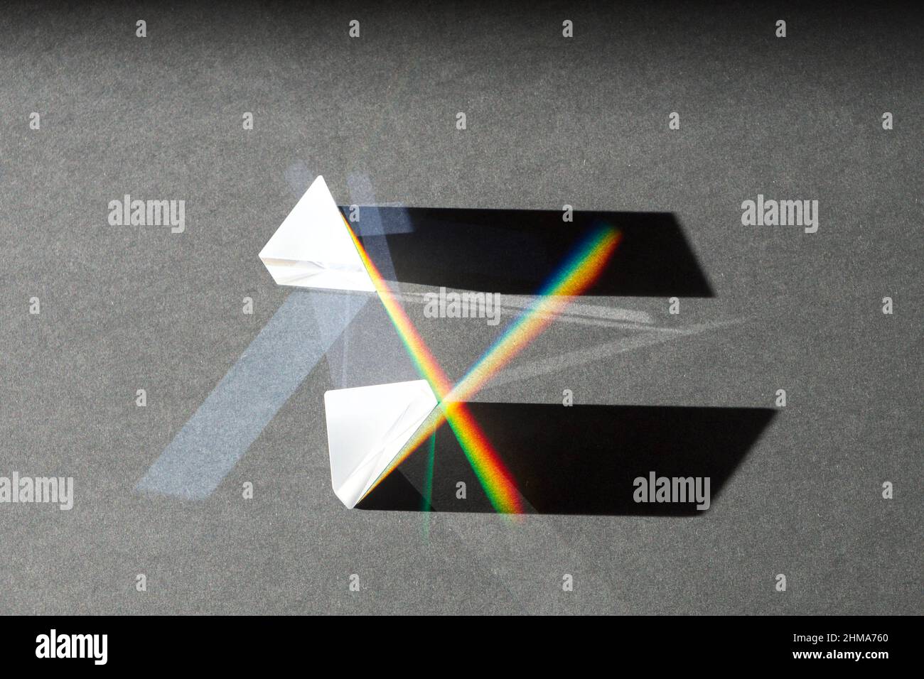 Prisms and light Stock Photo Alamy
