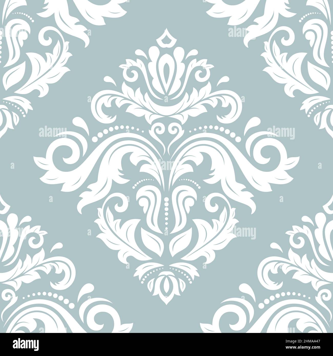 Classic seamless pattern. Damask orient ornament. Classic vintage light ...
