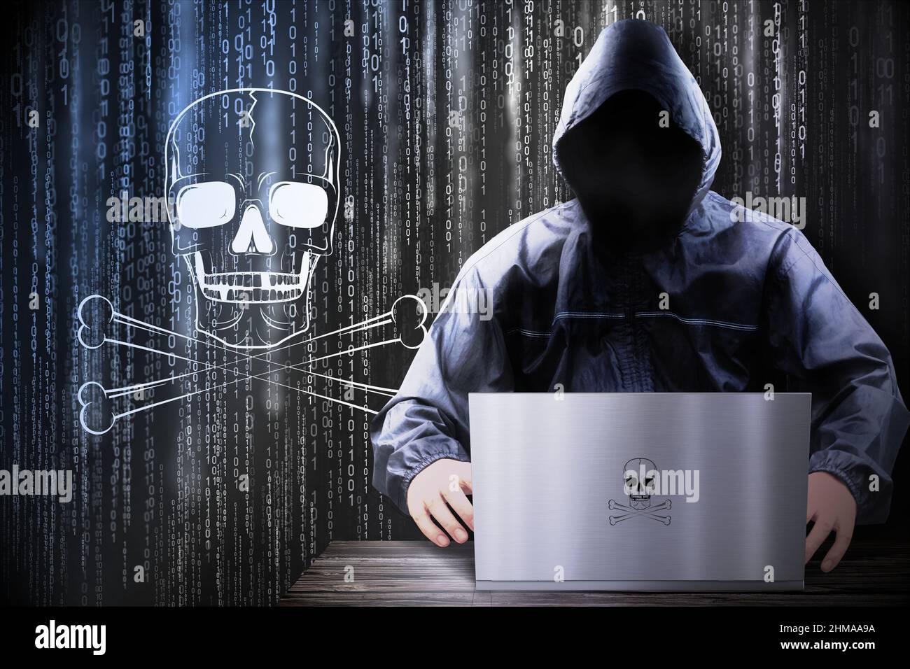 Web hacker computer pirate illegal hi-res stock photography and