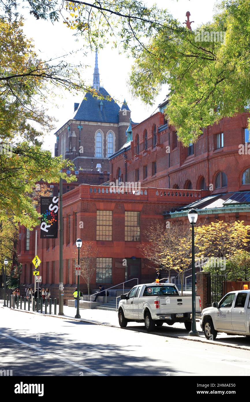 Fisher Fine Arts Library and Arthur Ross Gallery building in University
