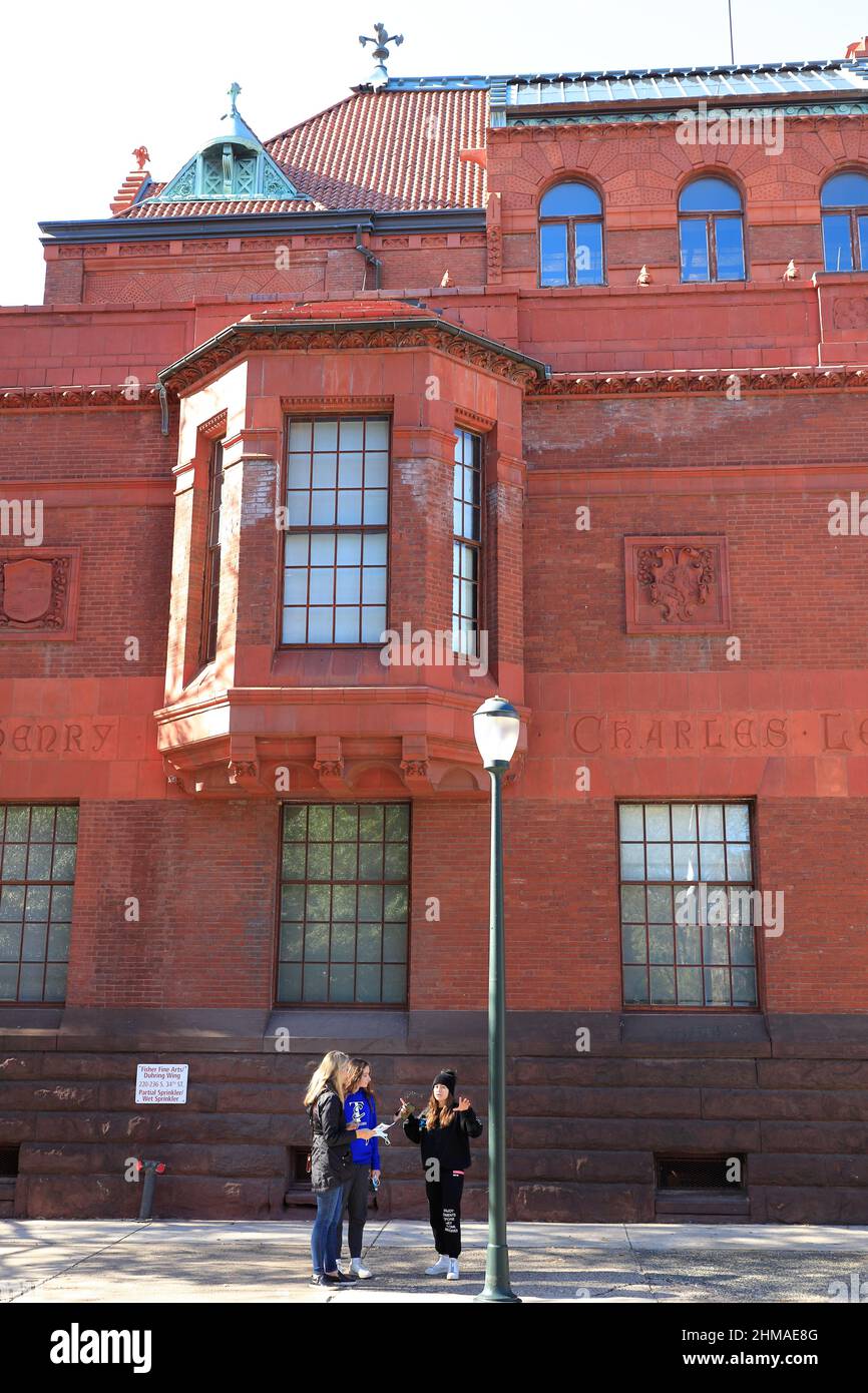 Fisher Fine Arts Library and Arthur Ross Gallery building in University