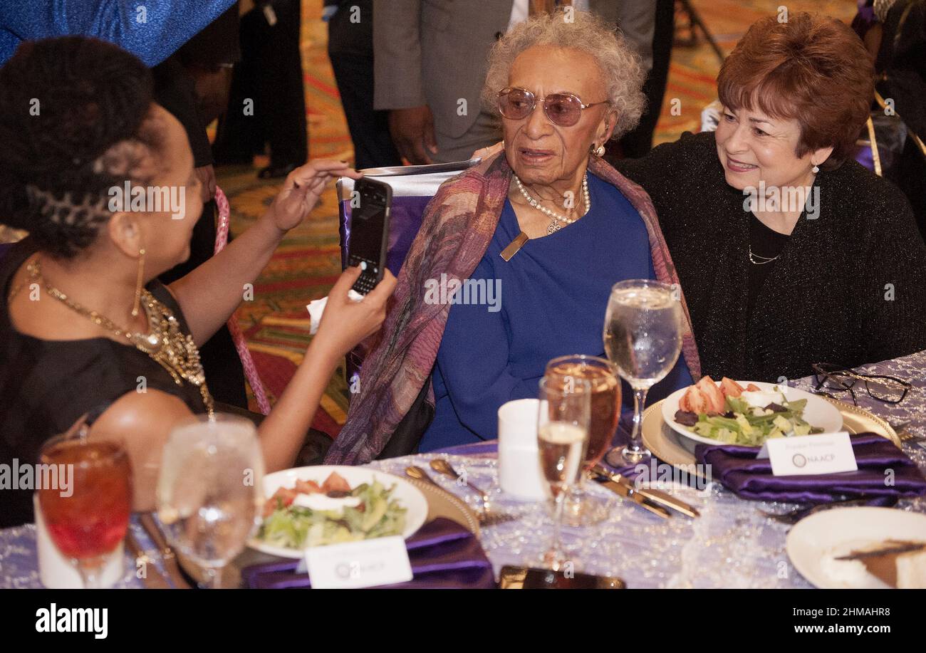 Civil rights attorney Frankie Muse Freeman celebrates 100th birthday Stock Photo