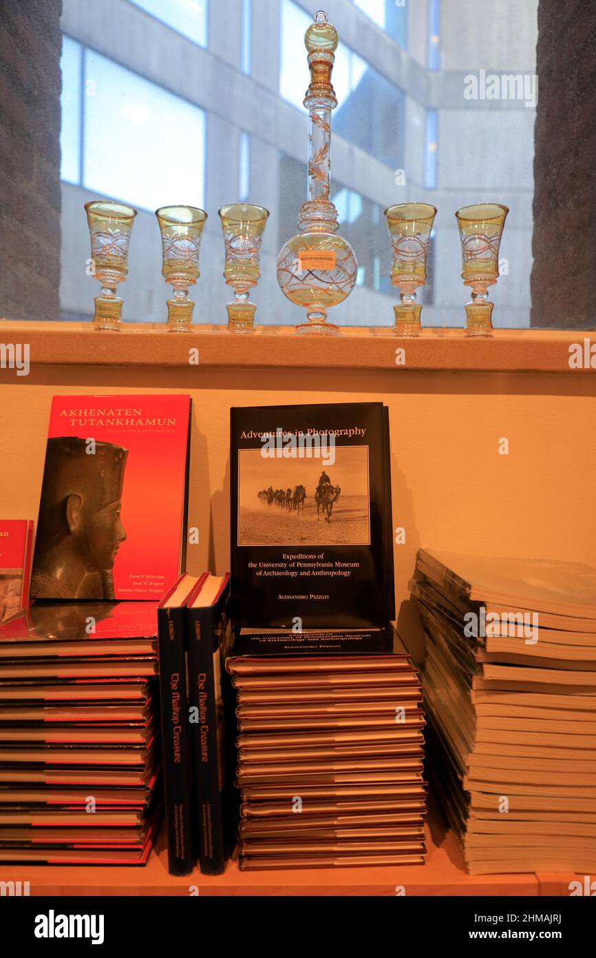 Books For Sale In The Gift Shop Of Penn Museum.university Of Pennsylvania .Philadelphia.pennsylvania.usa Stock Photo - Alamy