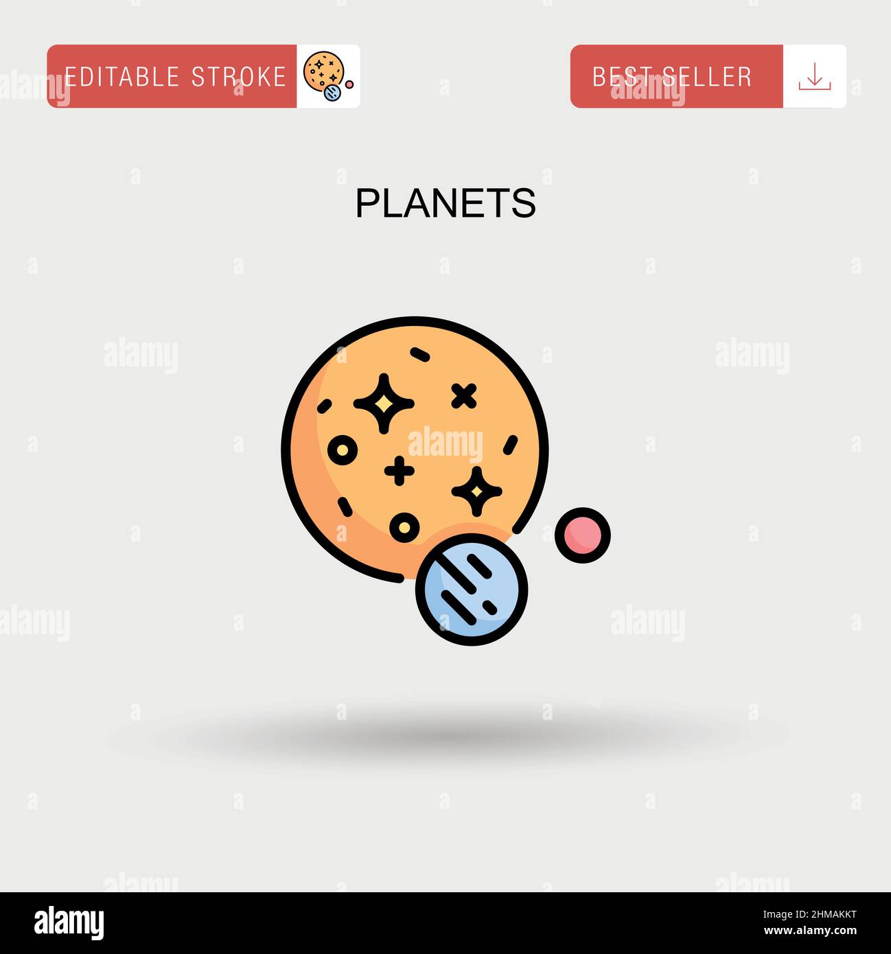 Galaxy light planets stars Stock Vector Images - Alamy