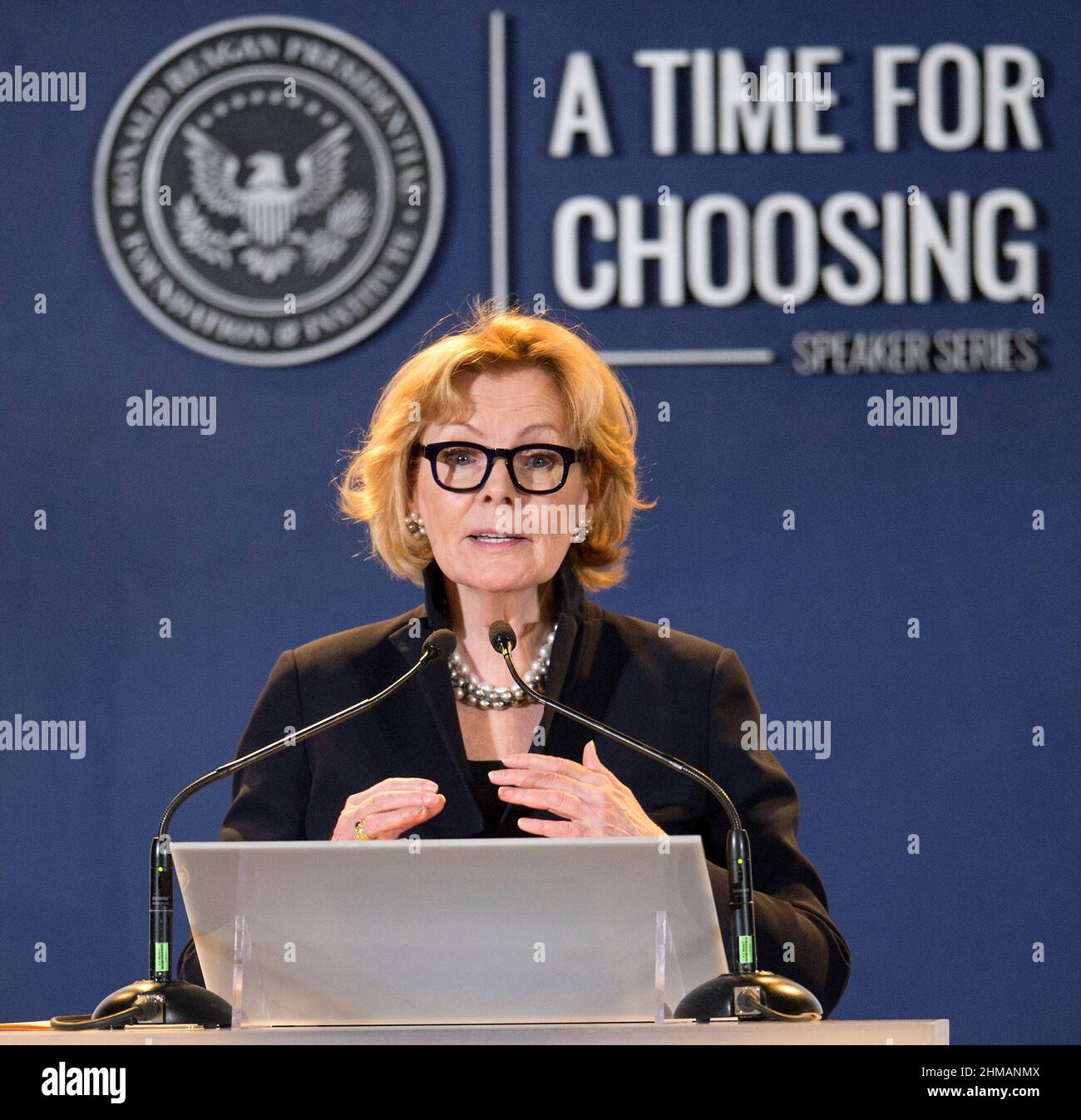 Simi Valley, California, USA. 07th Feb, 2022. PEGGY NOONAN, former