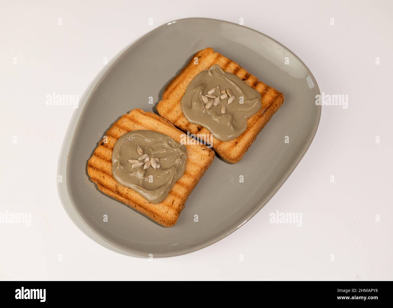 Toasted Bread Spread Organic Sunflower butter. A delicious, creamy and