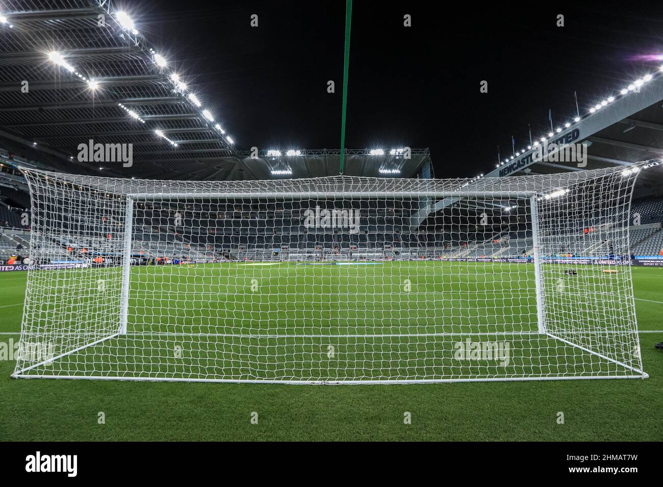 General view inside St. James' Park Stadium ahead of today's game Stock ...