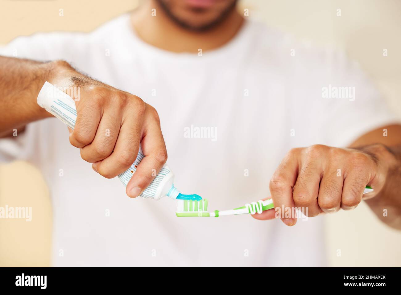 The right toothpaste makes all the difference. Cropped shot of a man