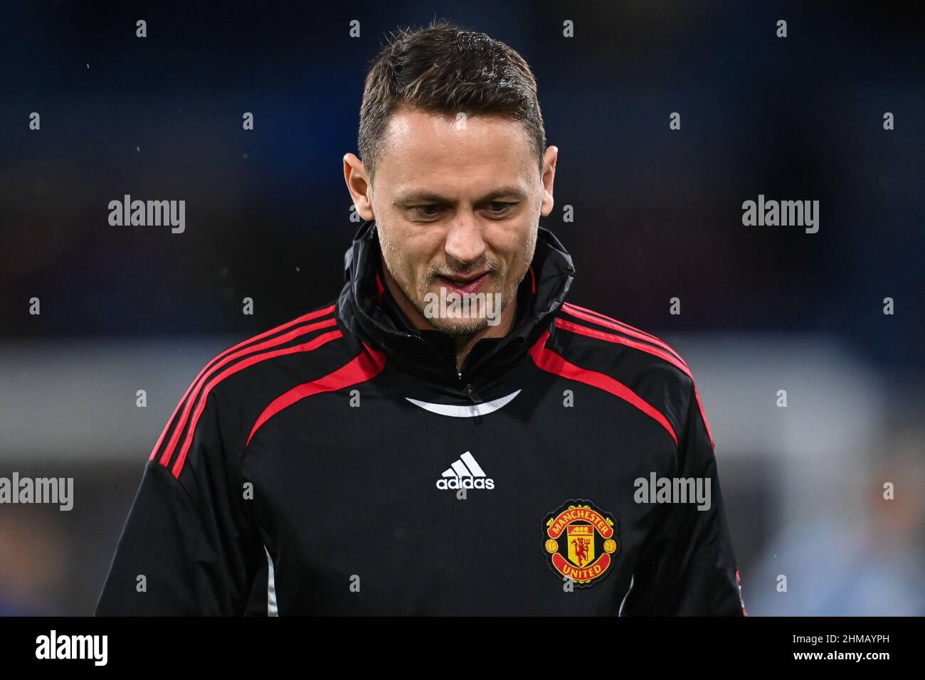 Nemanja Matic #31 of Manchester United during the pre-game warmup Stock Photo