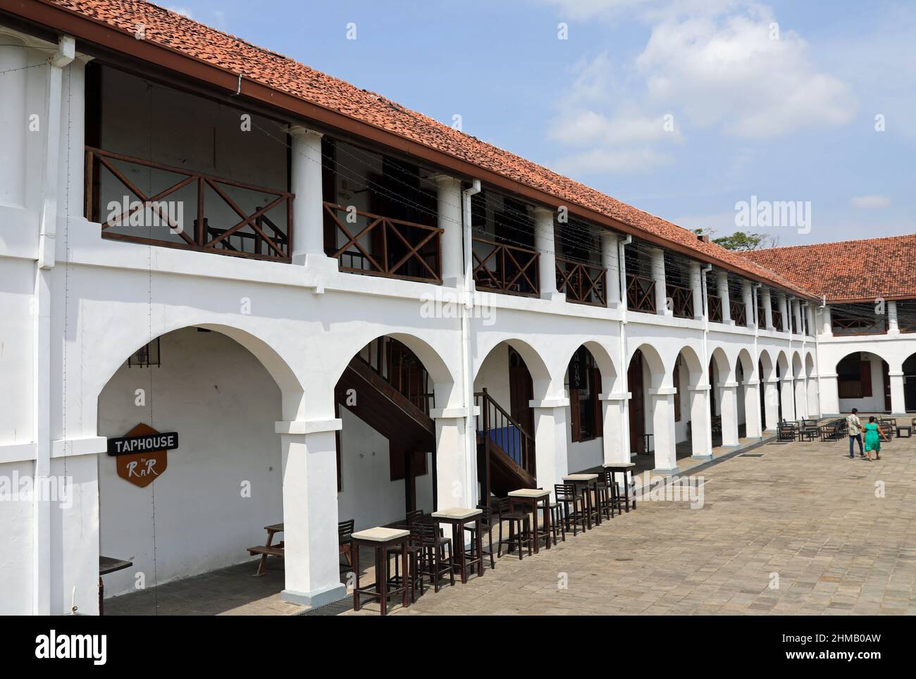 Old Dutch Hospital at Galle Fort Stock Photo