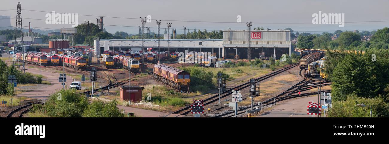 DB Cargo Rail UK Toton Locomotive depot, Nottinghamshire Stock Photo