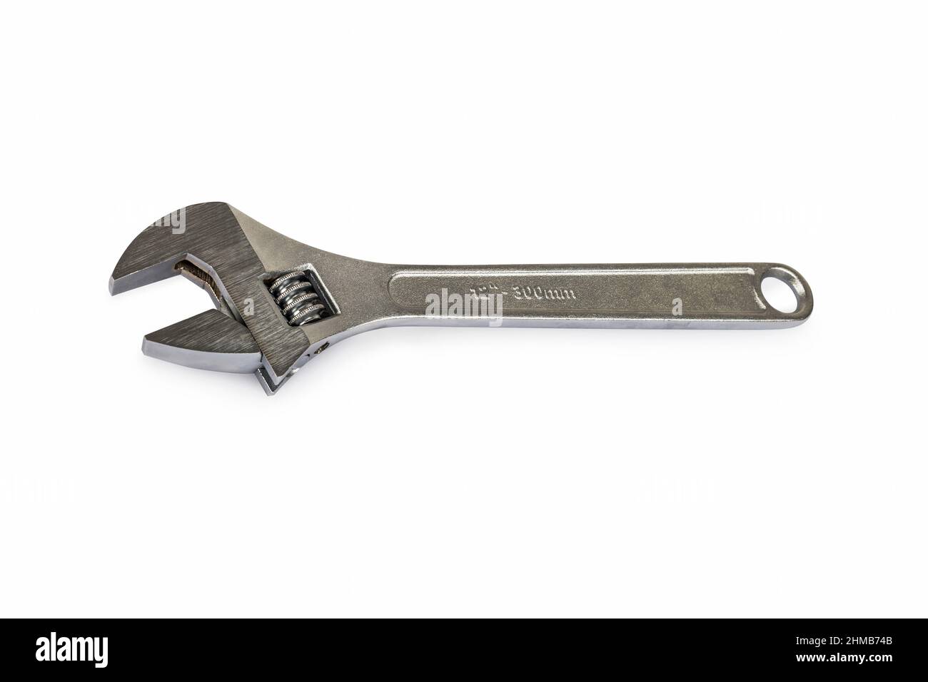 wrench - french key, isolated on white background Stock Photo