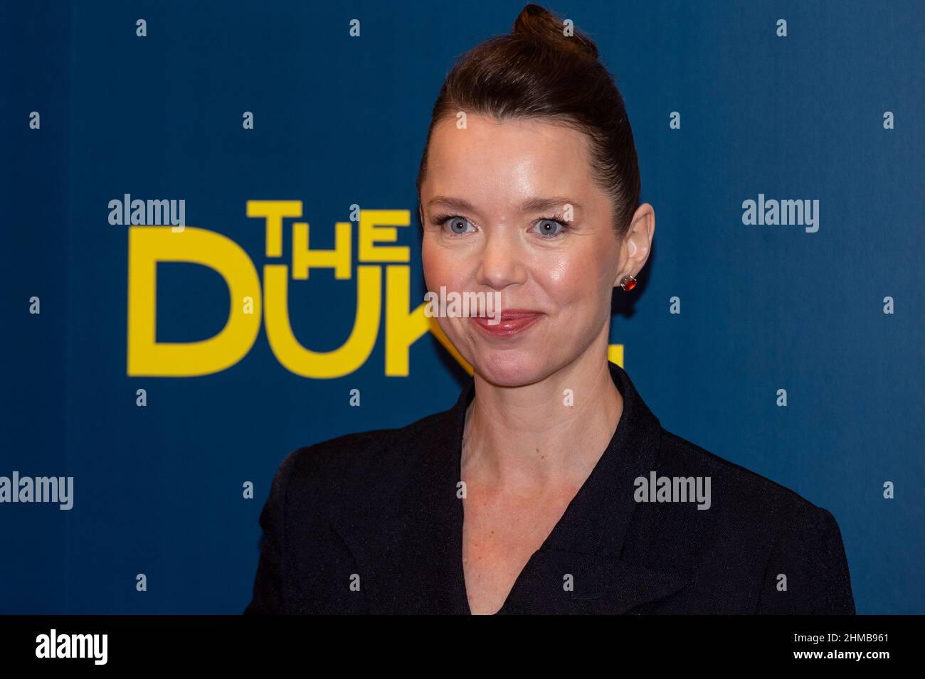 London Uk 8 February 22 Anna Maxwell Martin As Mrs Gowling At The Uk Premiere Of The Film The Duke At The National Gallery The Film Tells The True Story Of Taxi