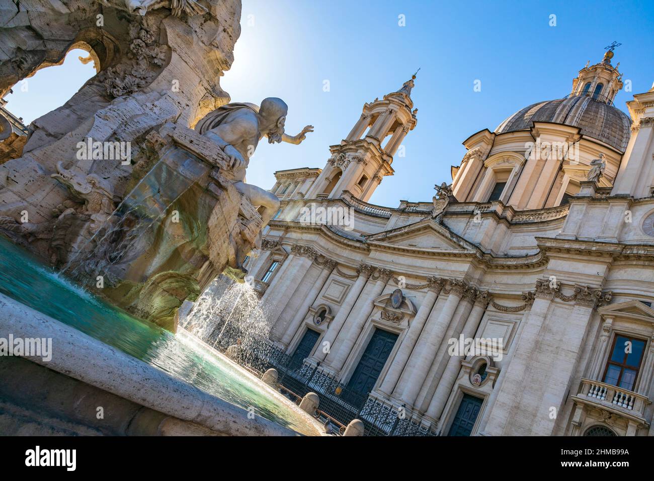 Fountain in navona square hi-res stock photography and images - Alamy