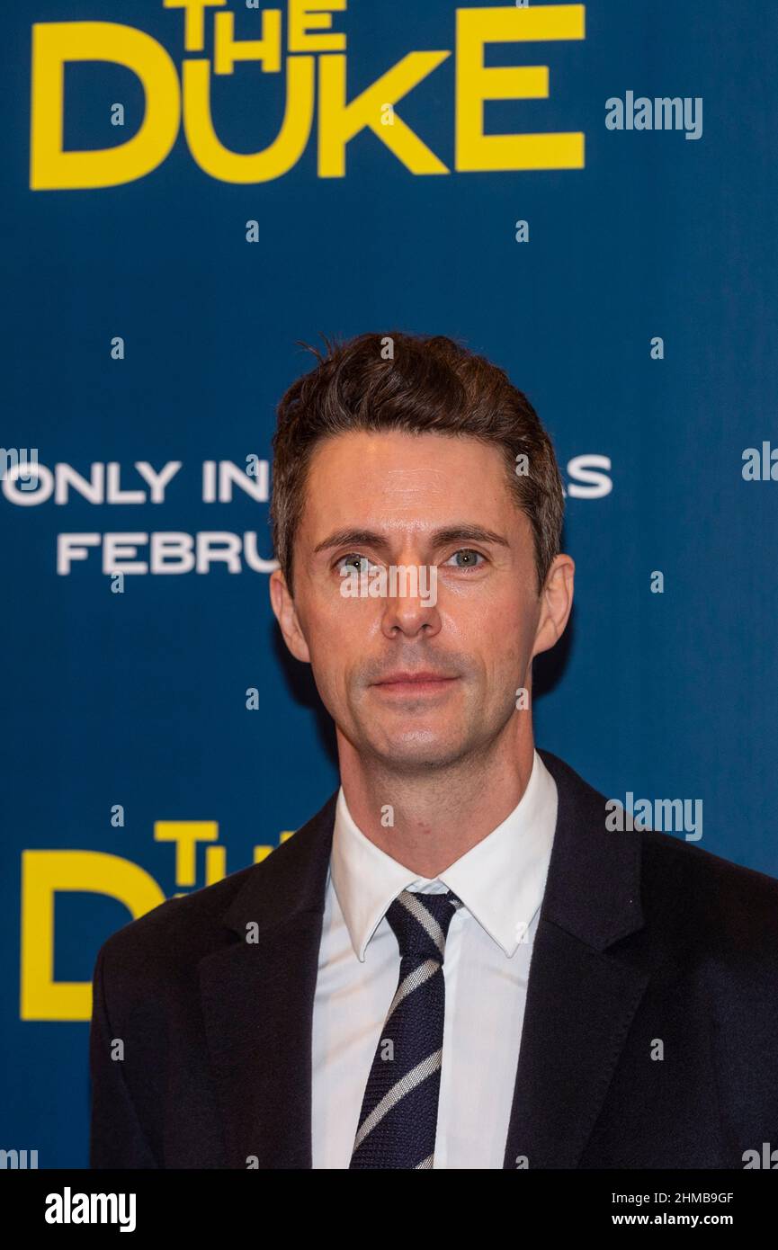 London, UK. 8 February 2022. Matthew Goode (as Jeremy Hutchinson QC) at ...