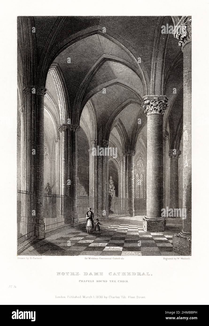 French Cathedral, Notre Dame Cathedral, France, Antique French ...