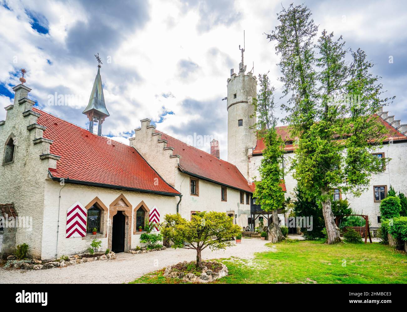 The Castle Goessweinstein in Franconia Bavaria Stock Photo