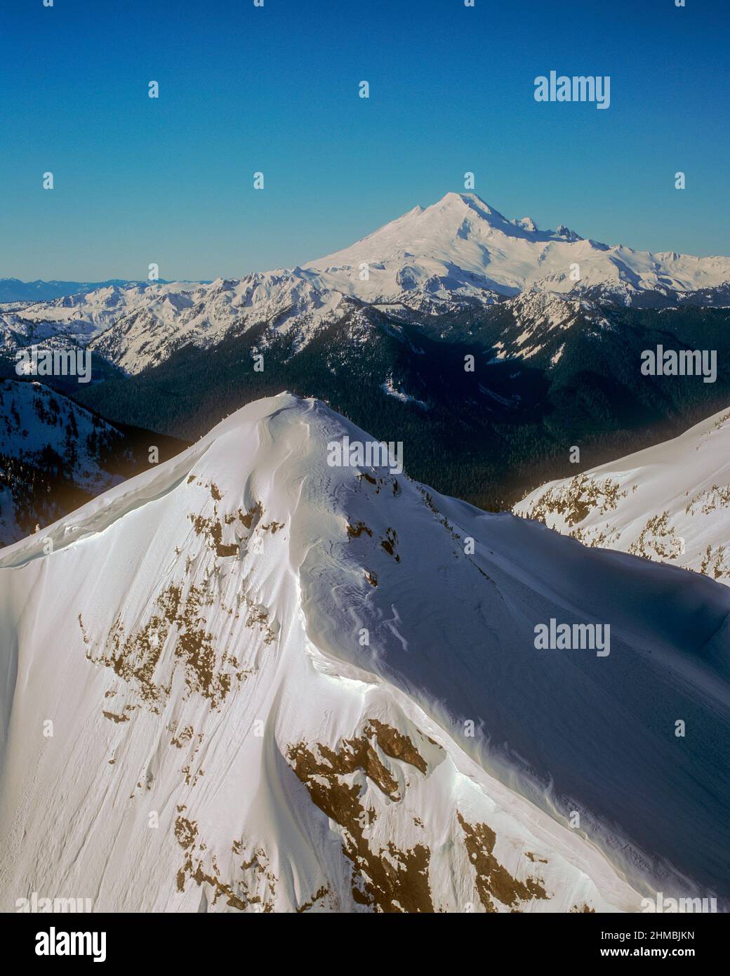 Winchester Mountain Fire Lookout & Mount Baker 050419-S2 No 7 Stock Photo