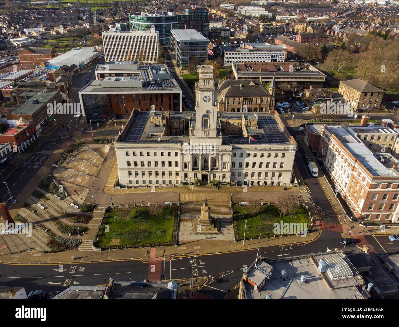 Barnsley Town Hall is a Grade II listed building in Barnsley town