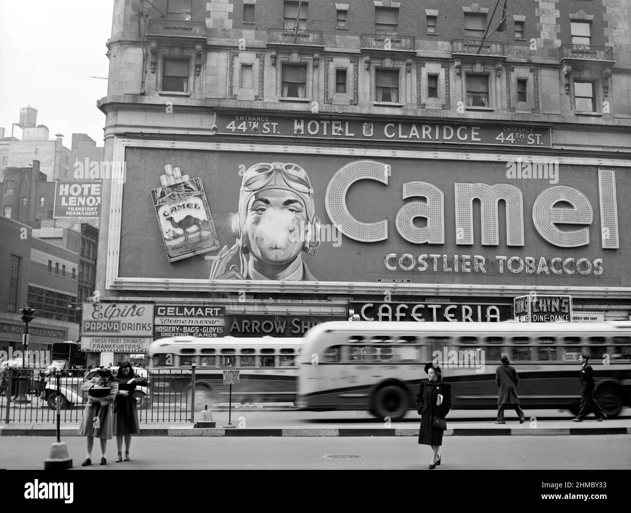 Camel cigarettes billboard in Times Square, New York, USA Stock Photo