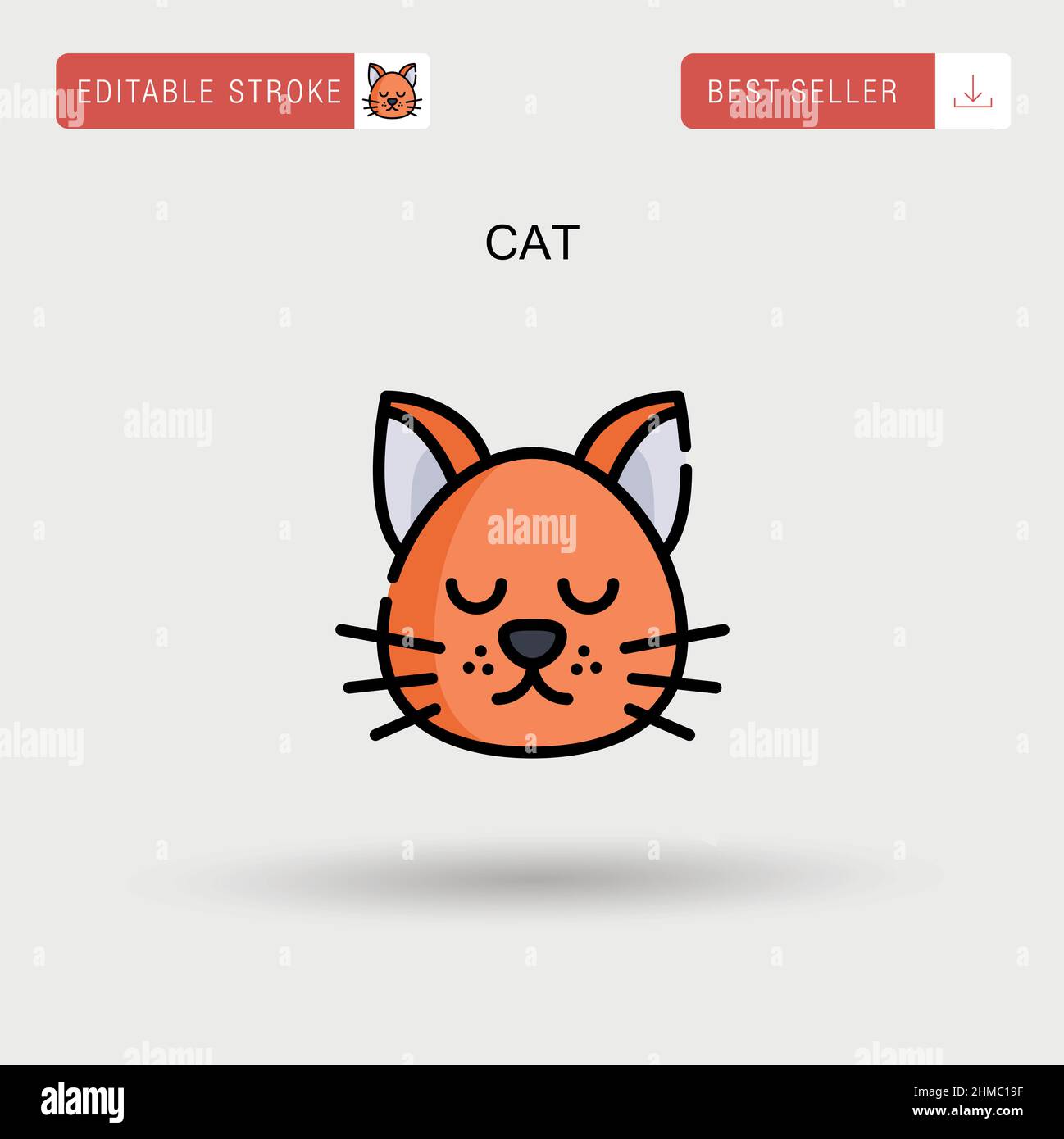Cat Cute Face Cartoon Vector, Cat, Cartoon, Cat Face Icon PNG and