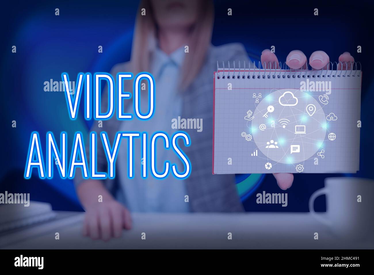 Video Capture Anaysis Text sign showing Video Analytics. Conceptual photo analyzing video to ...