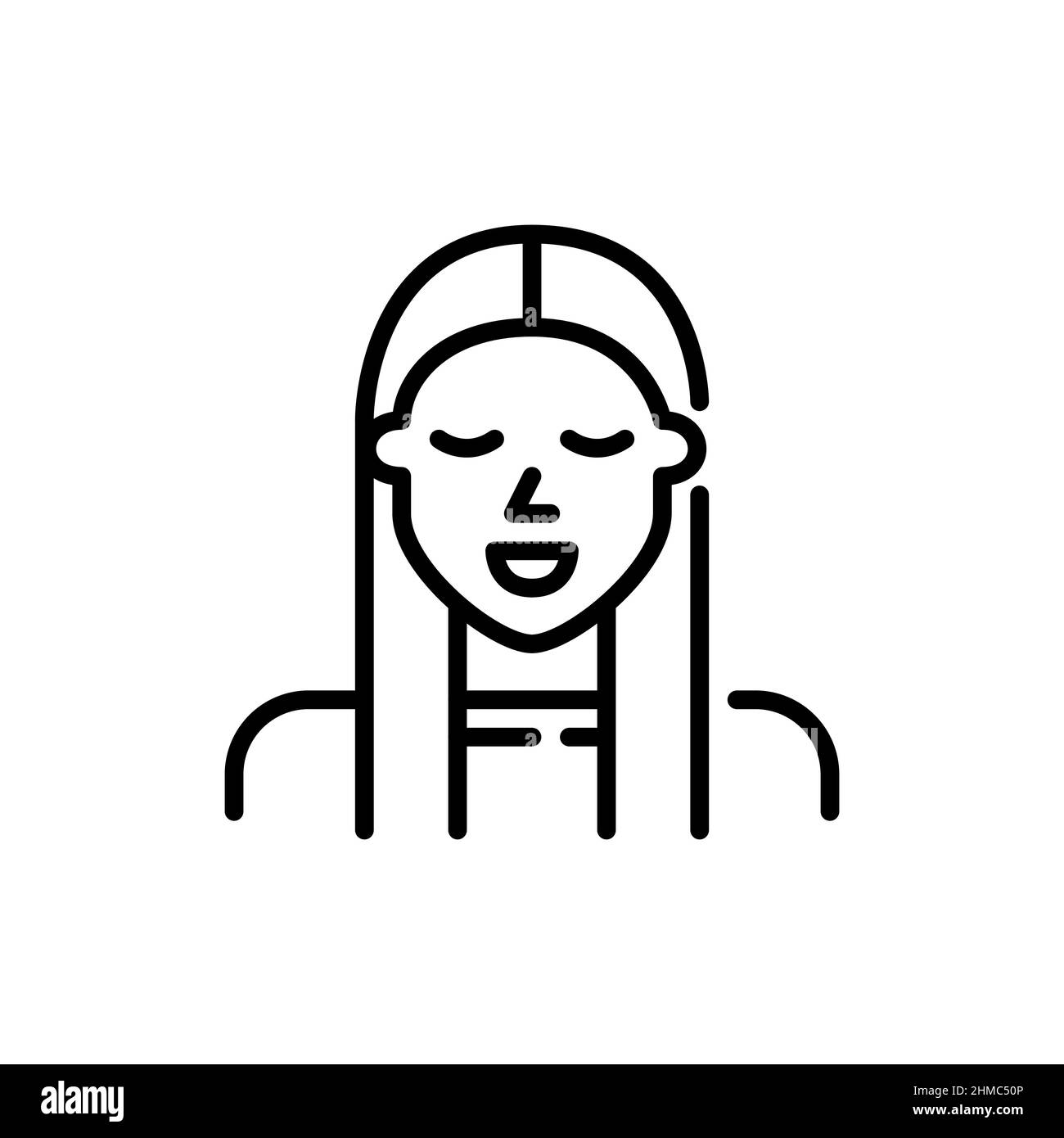 Young woman student avatar icon vector isolated Stock Vector Image & Art -  Alamy