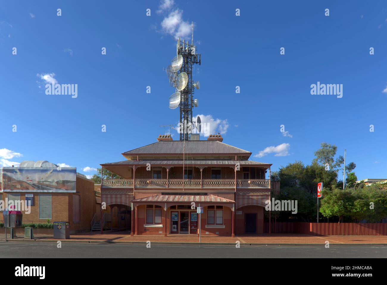 Historic Post Office building at the  inland port town of Bourke New South Wales Australia Stock Photo