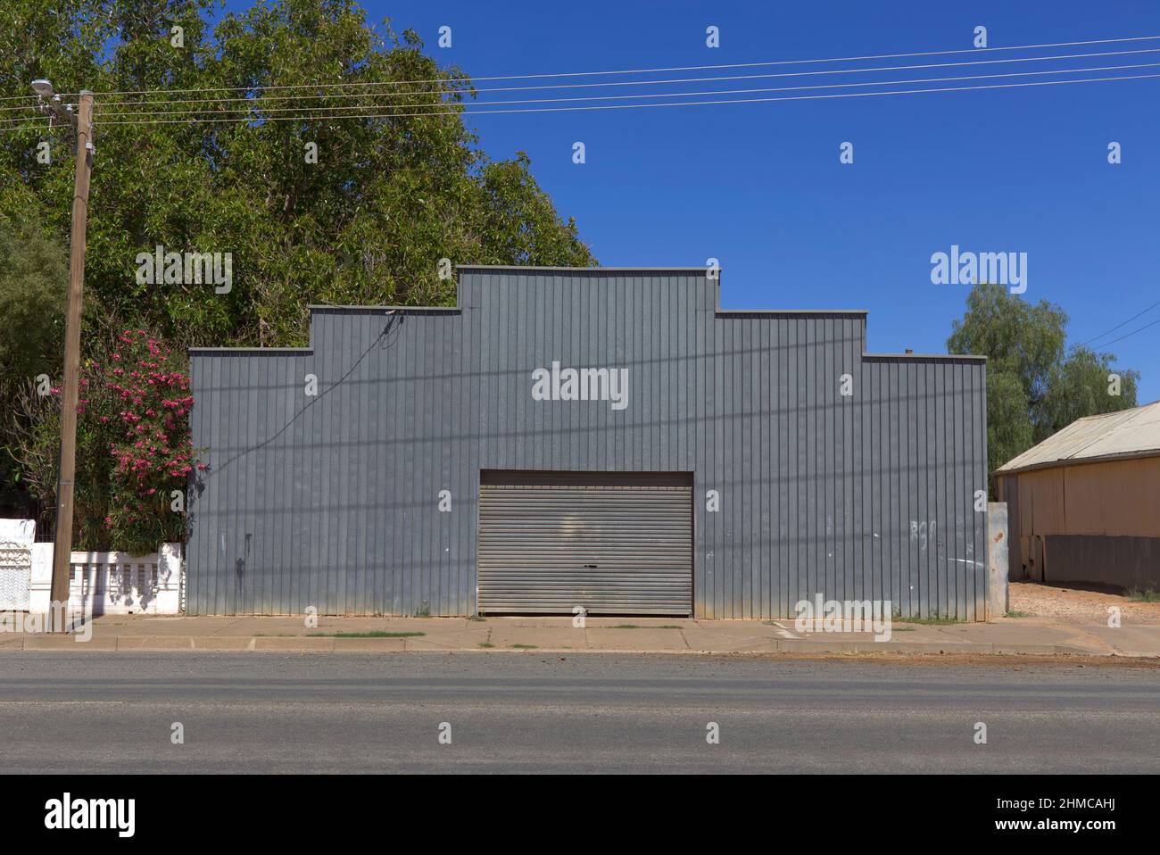 Commercial building in Wilcannia on the Darling River New South Wales Australia Stock Photo