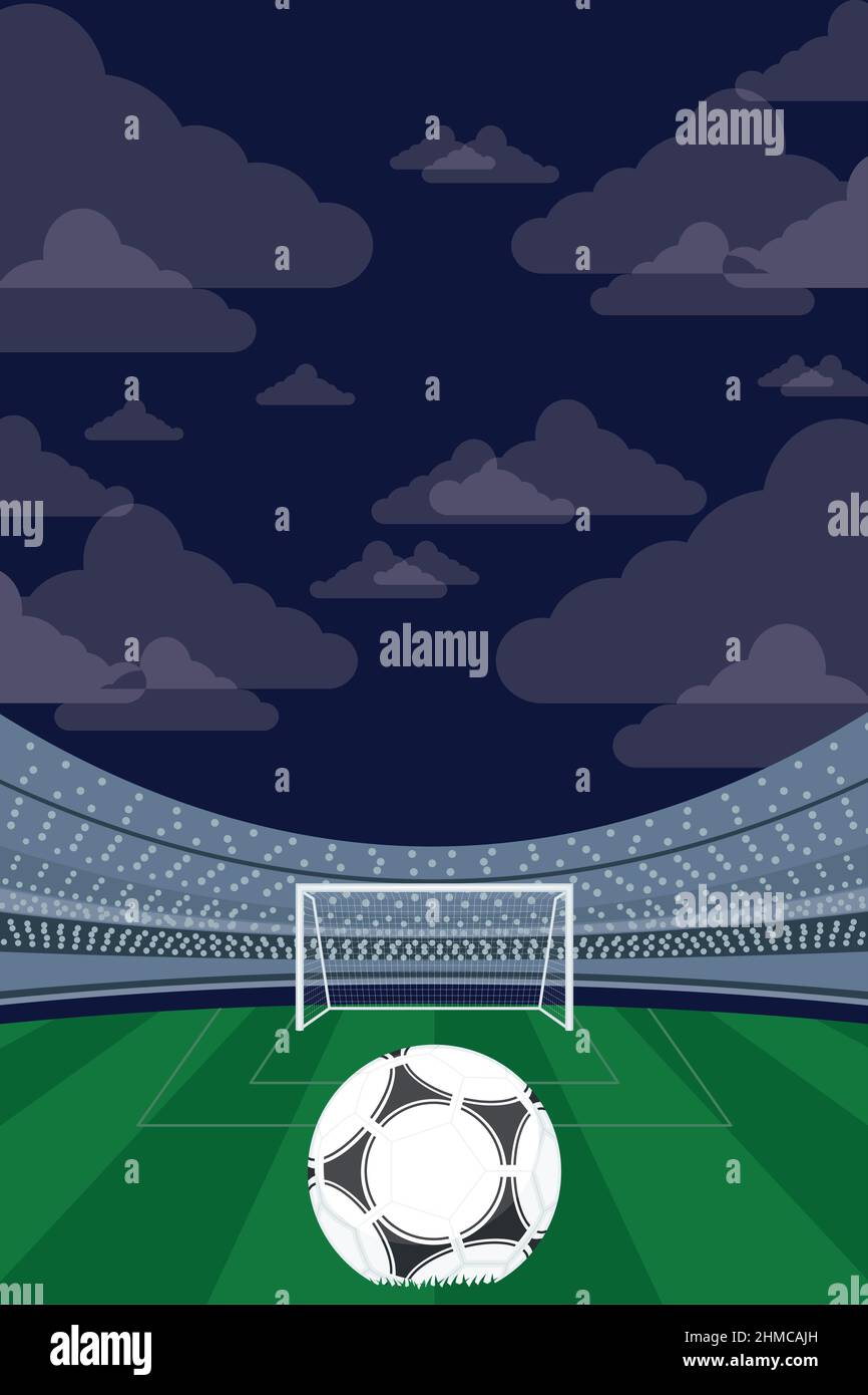 football soccer sport poster scene Stock Vector Image & Art - Alamy