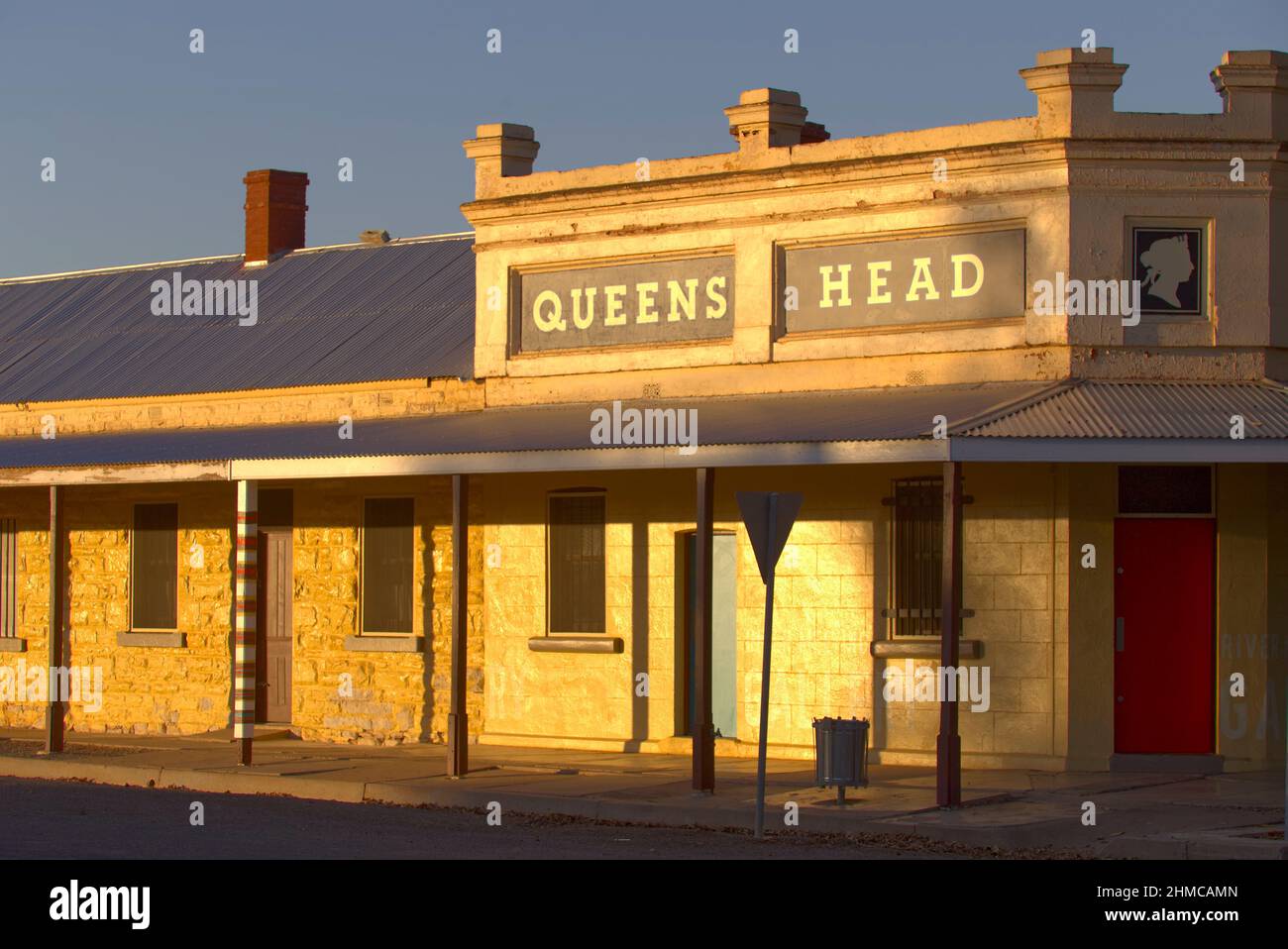 Former Queens Head Hotel in Wilcannia New South Wales Australia Stock Photo