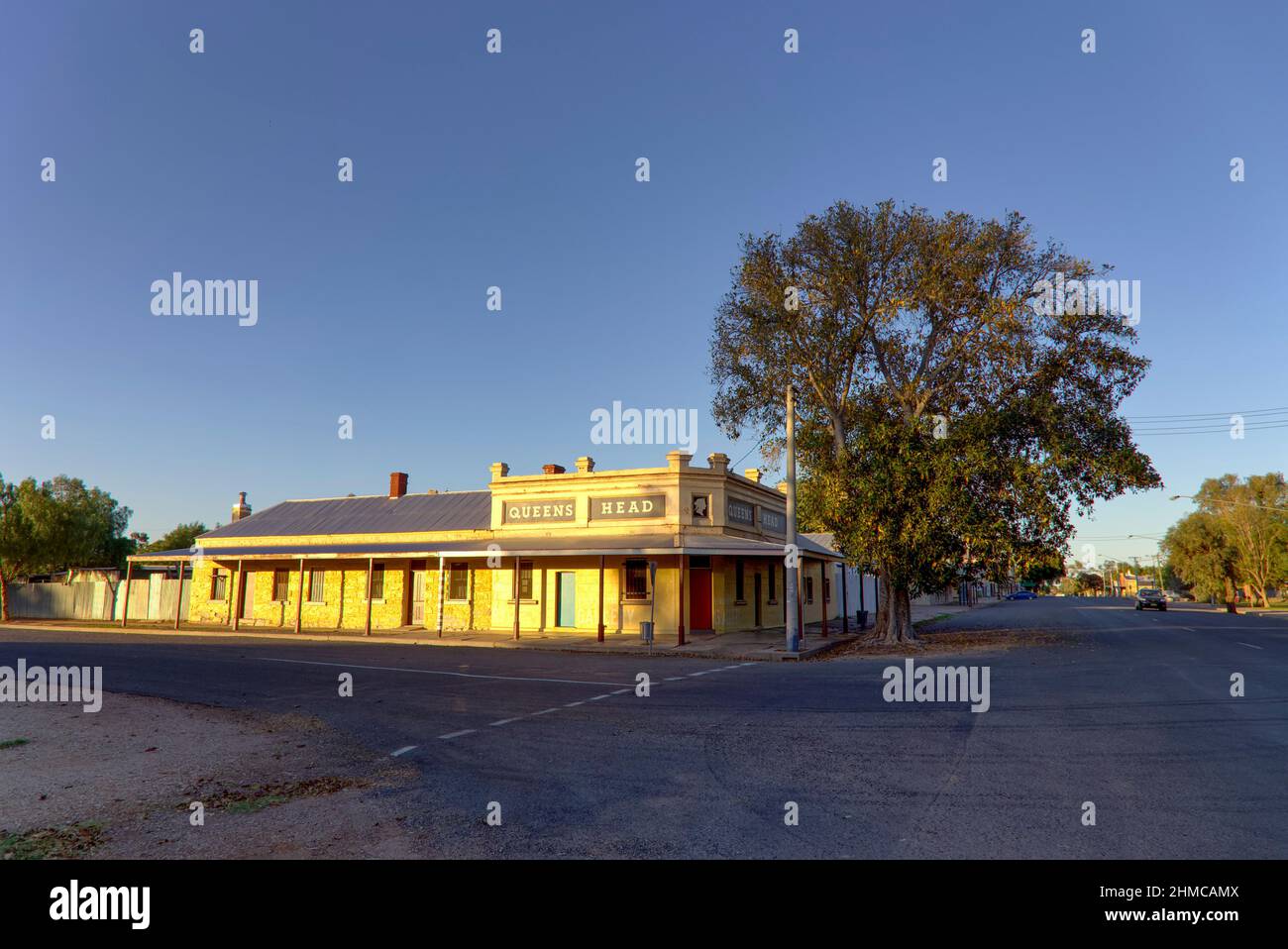 Former Queens Head Hotel in Wilcannia New South Wales Australia Stock Photo