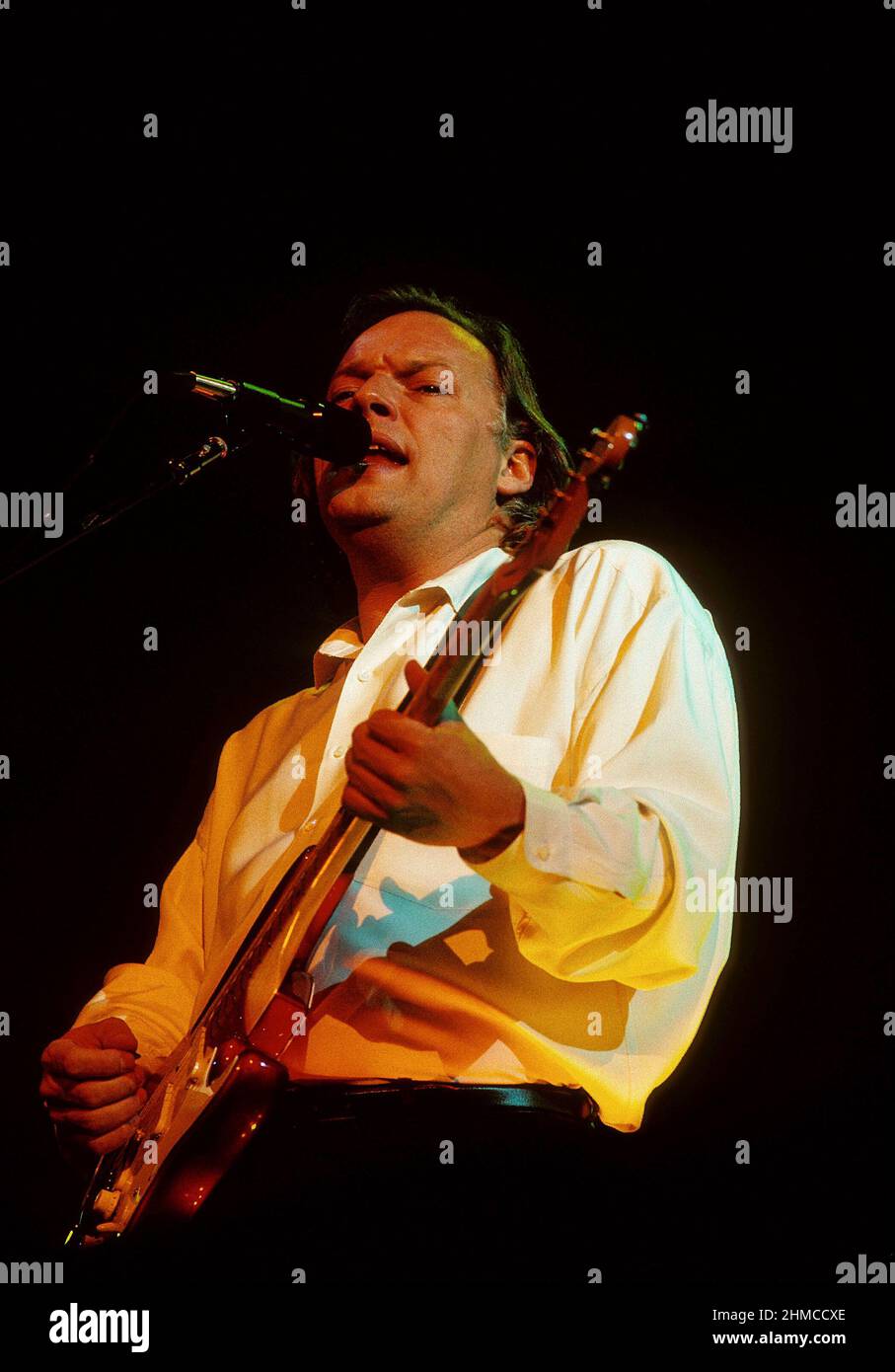 LOS ANGELES, CA - APRIL 12: David Gilmour of Pink Floyd  in concert on April 23, 1988 in Los Angeles, California. Credit: Jeffrey Mayer/ Rock Negatives / MediaPunch Stock Photo