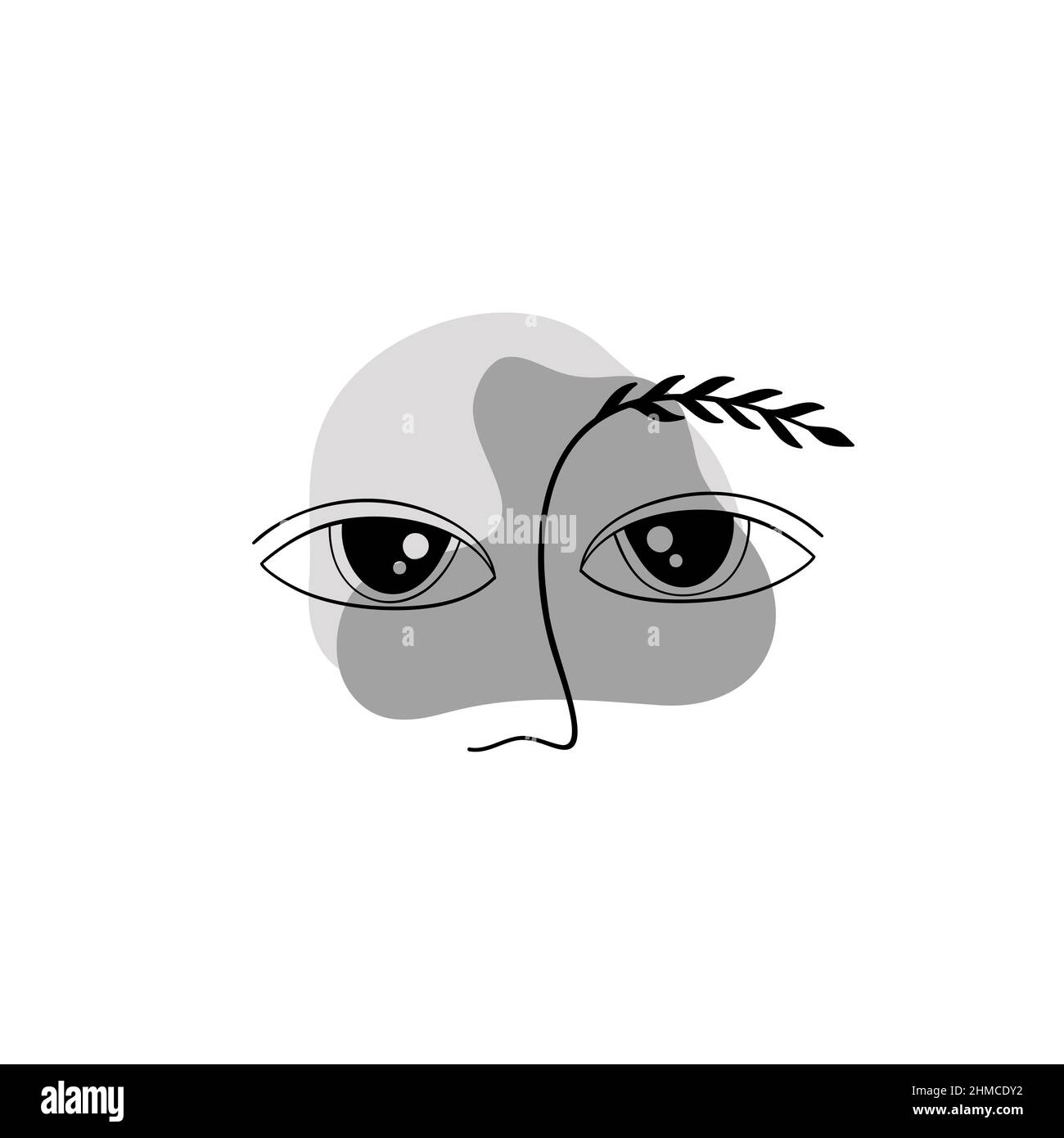 Evil eye authentic sign.Astrology boho witch symbol amulet.Sacred