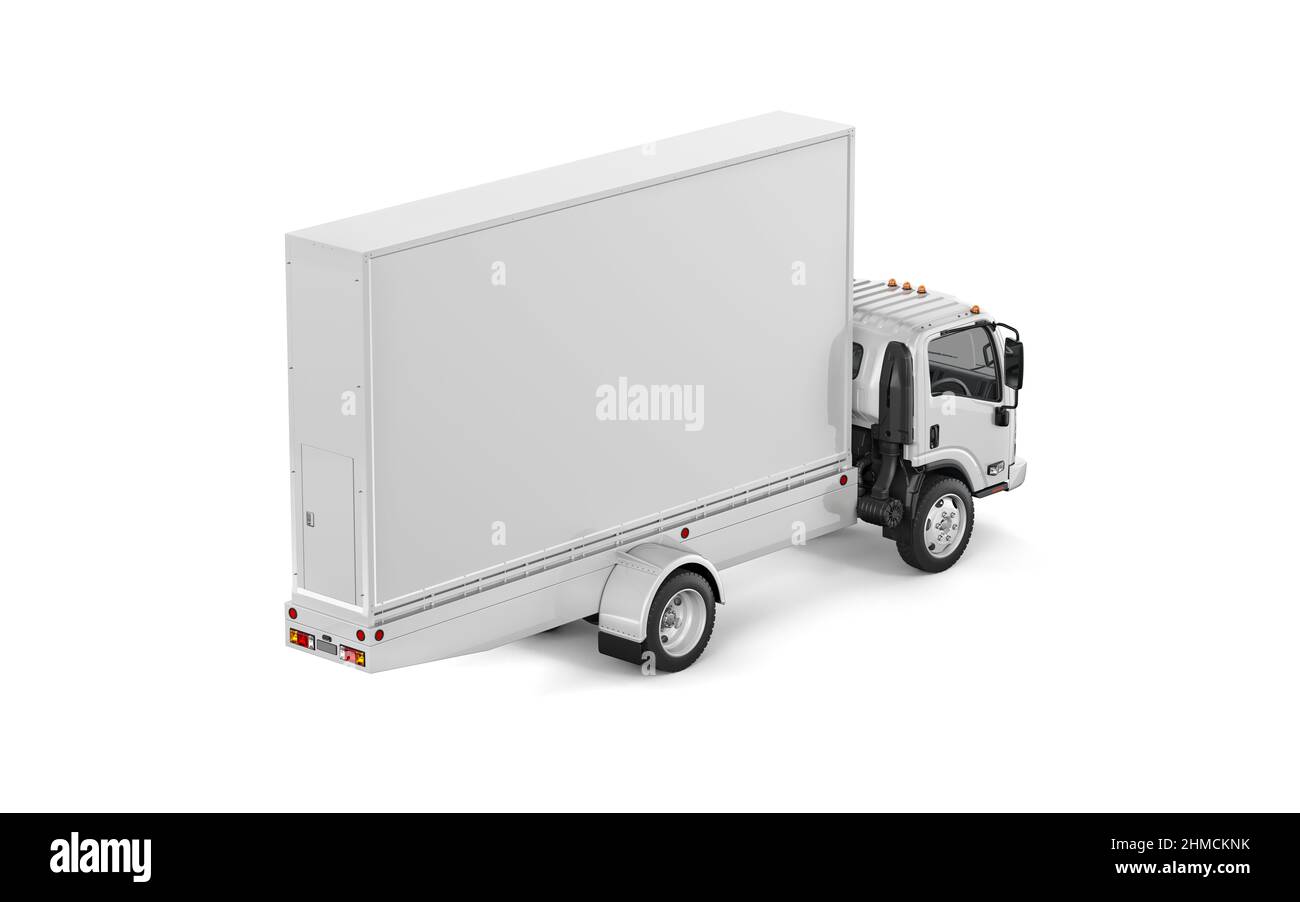 Mobile Billboard Mockup 3D Rendering Stock Photo - Alamy