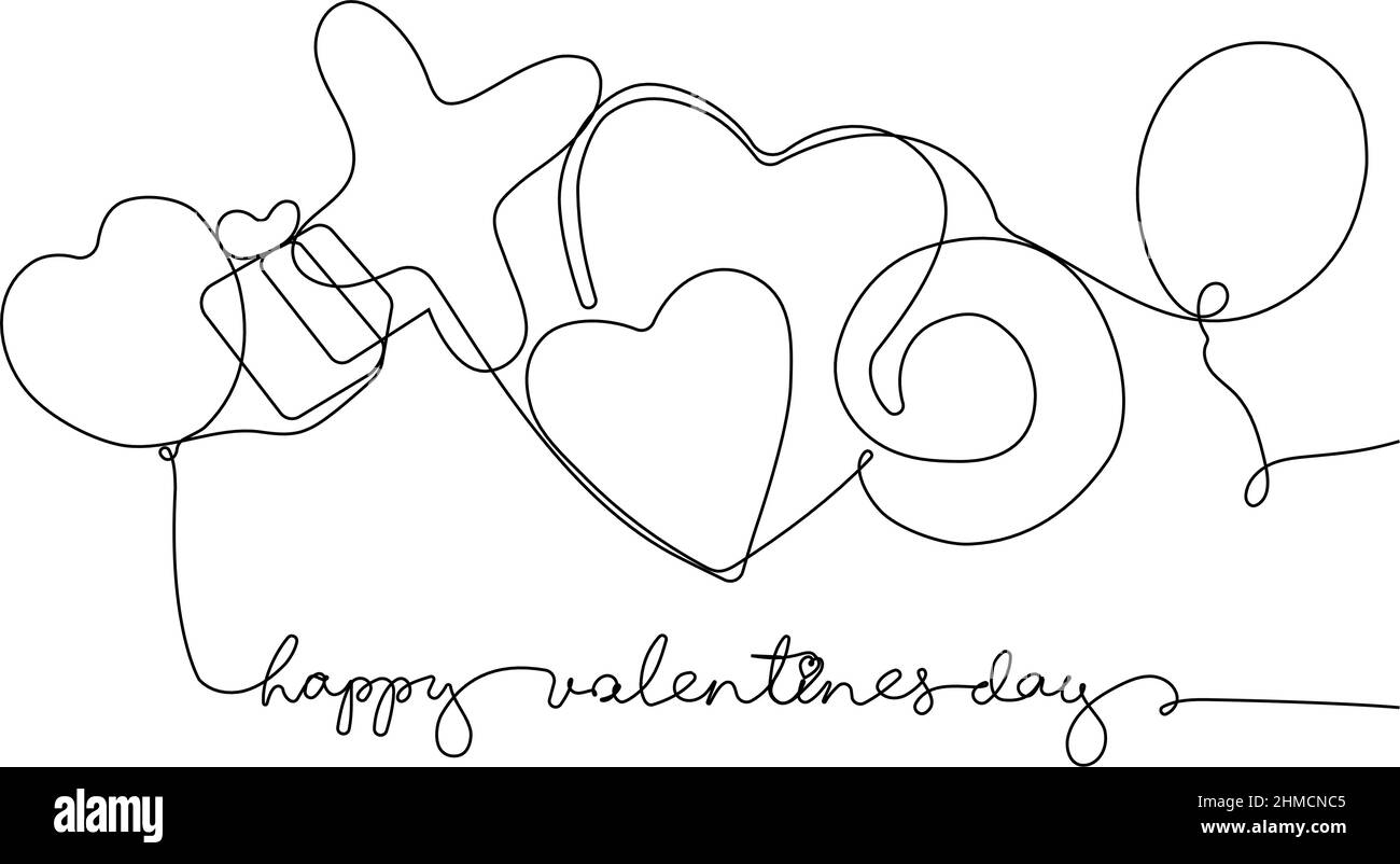 Happy valentines day Black and White Stock Photos & Images - Alamy