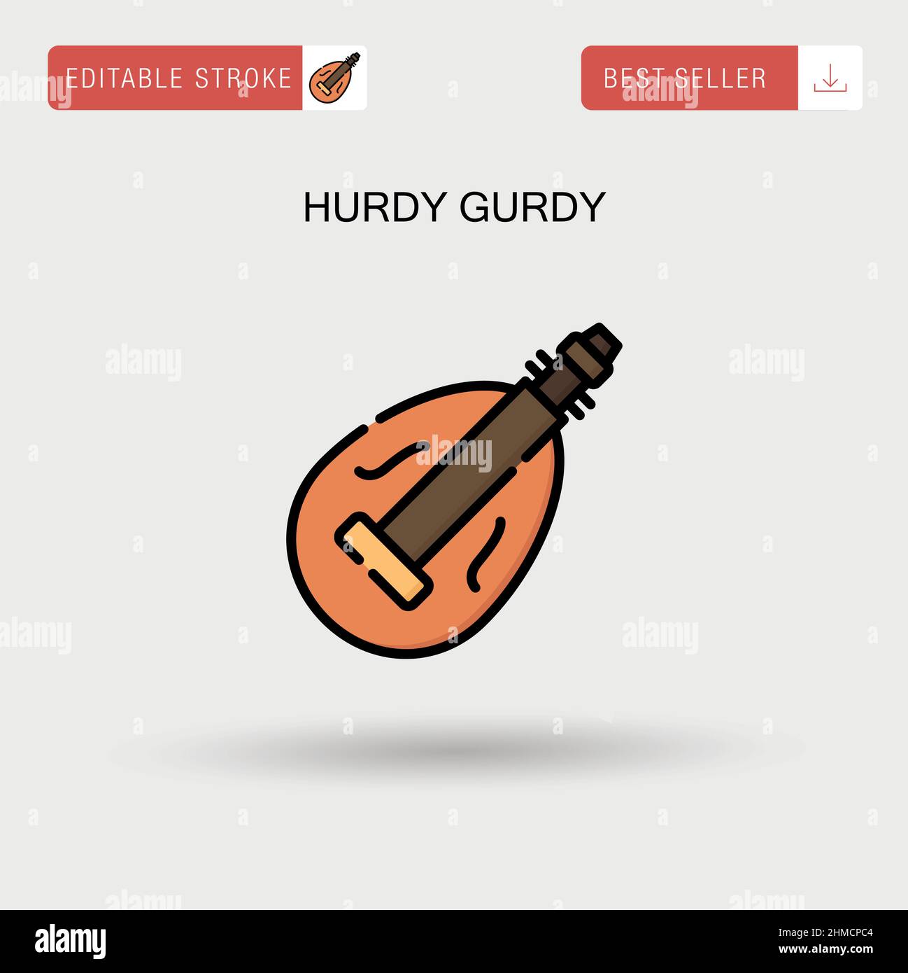 Instrument hurdy gurdy Stock Vector Images - Alamy