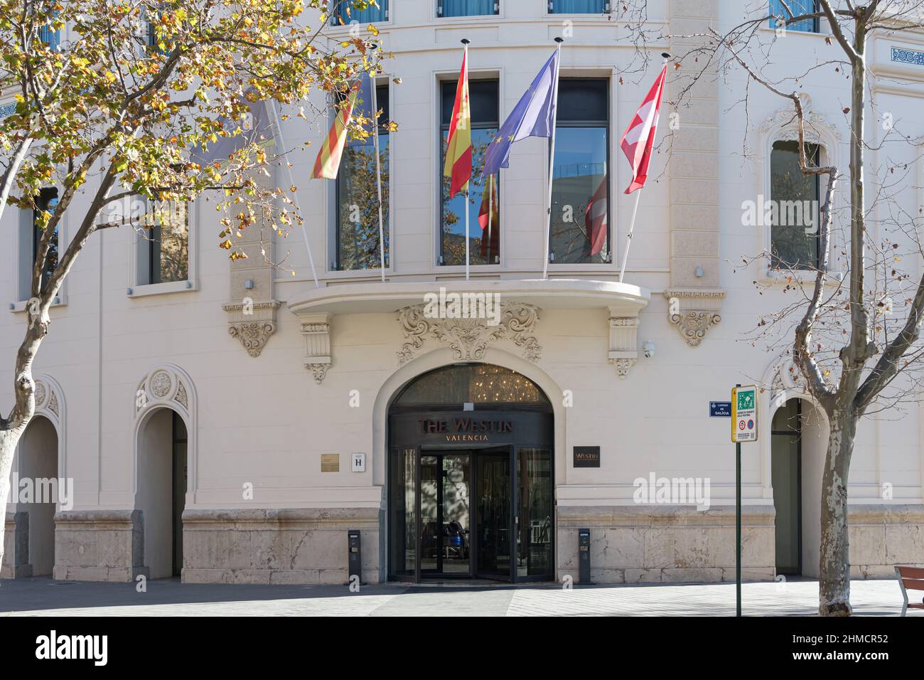 VALENCIA, SPAIN FEBRUARY 02, 2022 Westin is an American upscale