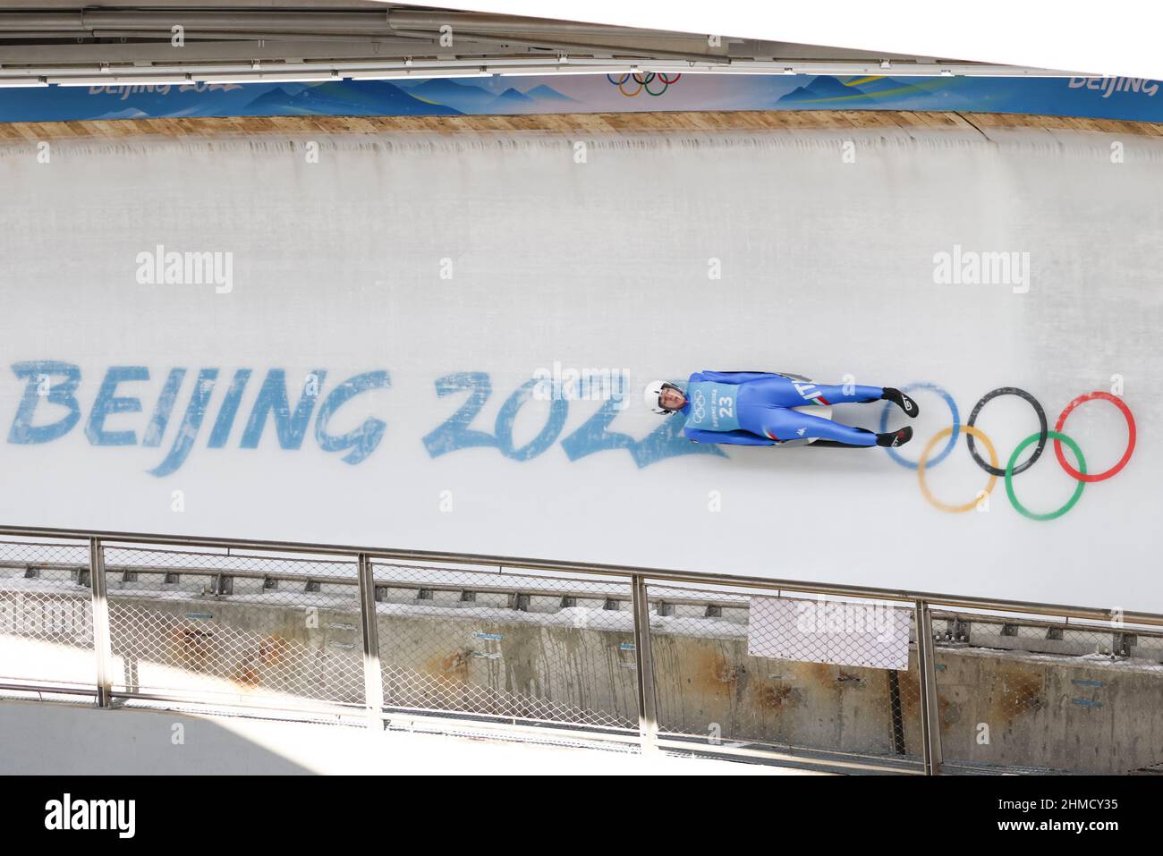 Beijing, China. 5th Feb, 2022. Verena Hofer (ITA) Luge : Women's Singles Training during the Beijing 2022 Olympic Winter Games at National Sliding Centre in Beijing, China . Credit: AFLO SPORT/Alamy Live News Stock Photo