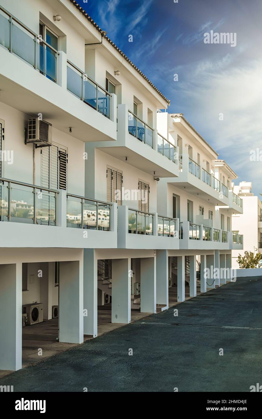Modern luxury apartment building in the resort town Stock Photo - Alamy - Luxury Apartment Building Resort-Like Amenities