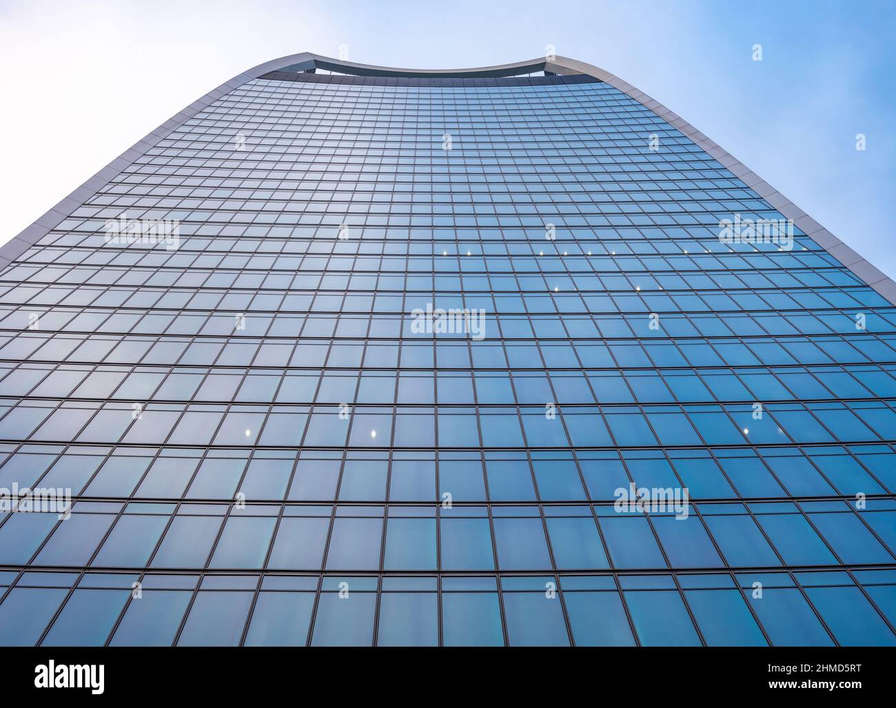 The Walkie-Talkie Building or The Fenchurch Building. Stock Photo