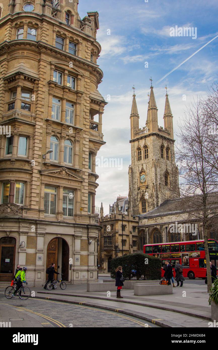 St Sepulchre-without-Newgate church in London Stock Photo