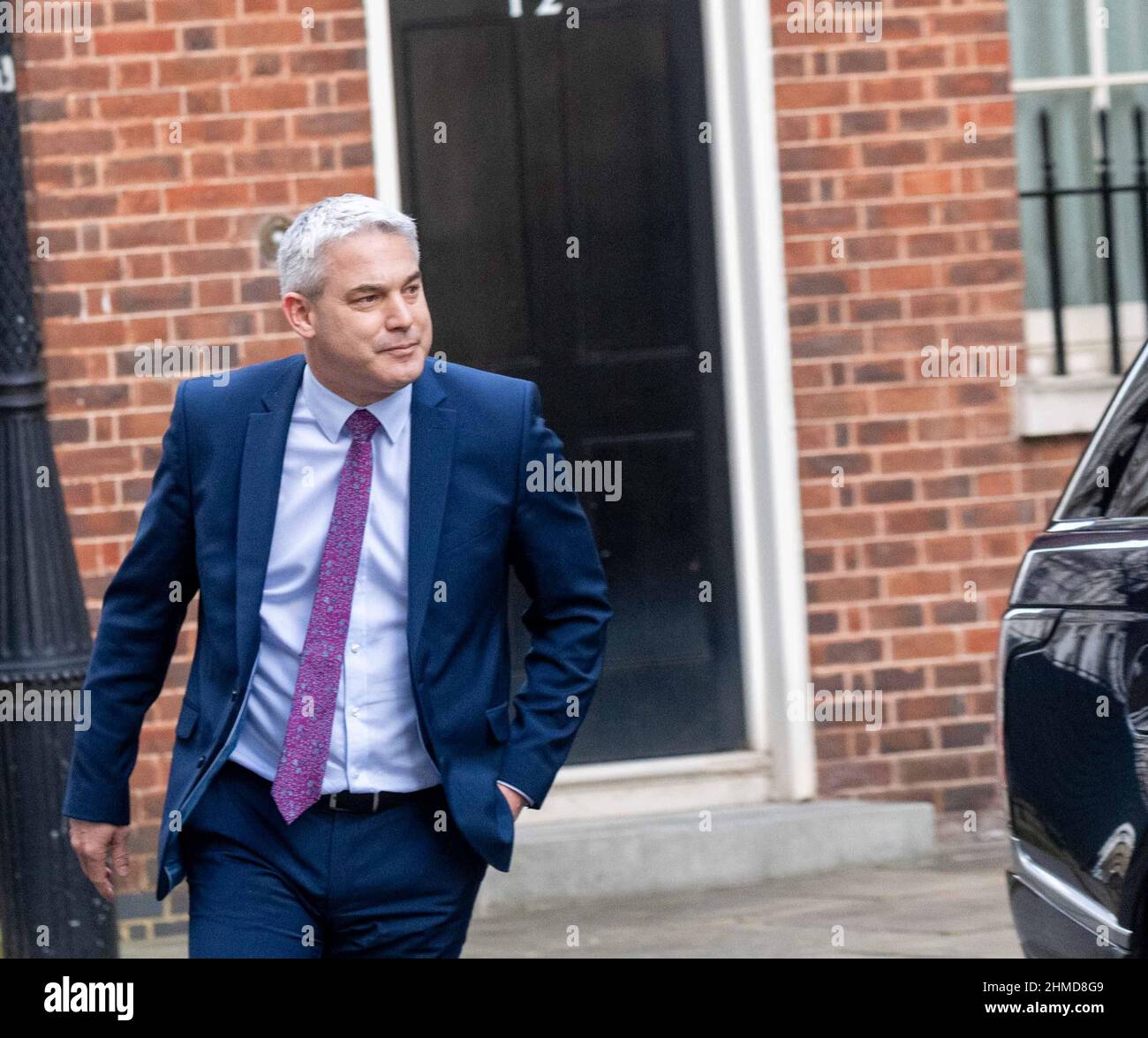 London, UK. 9th Feb, 2022. Downing Street London UK Stephen Barclay, Chief of staff, to the Prime Minister, Credit: Ian Davidson/Alamy Live News Stock Photo